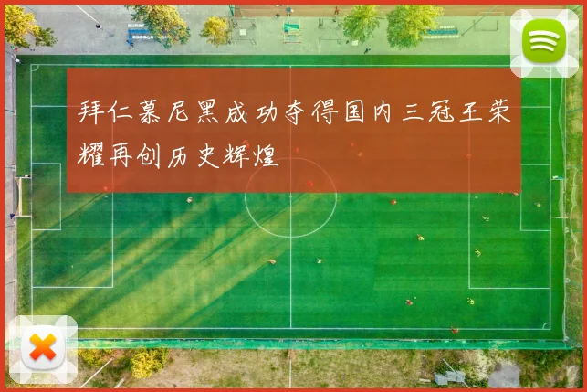 拜仁慕尼黑成功夺得国内三冠王荣耀再创历史辉煌
